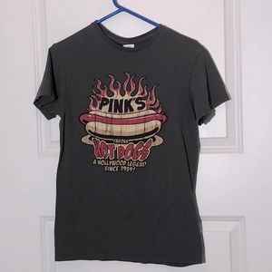 Pink’s Famous Hotdogs Tee Small